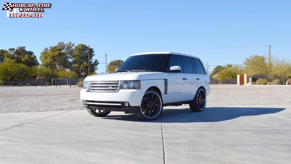 vehicle gallery/land rover range rover niche element  Candy Black wheels and rims